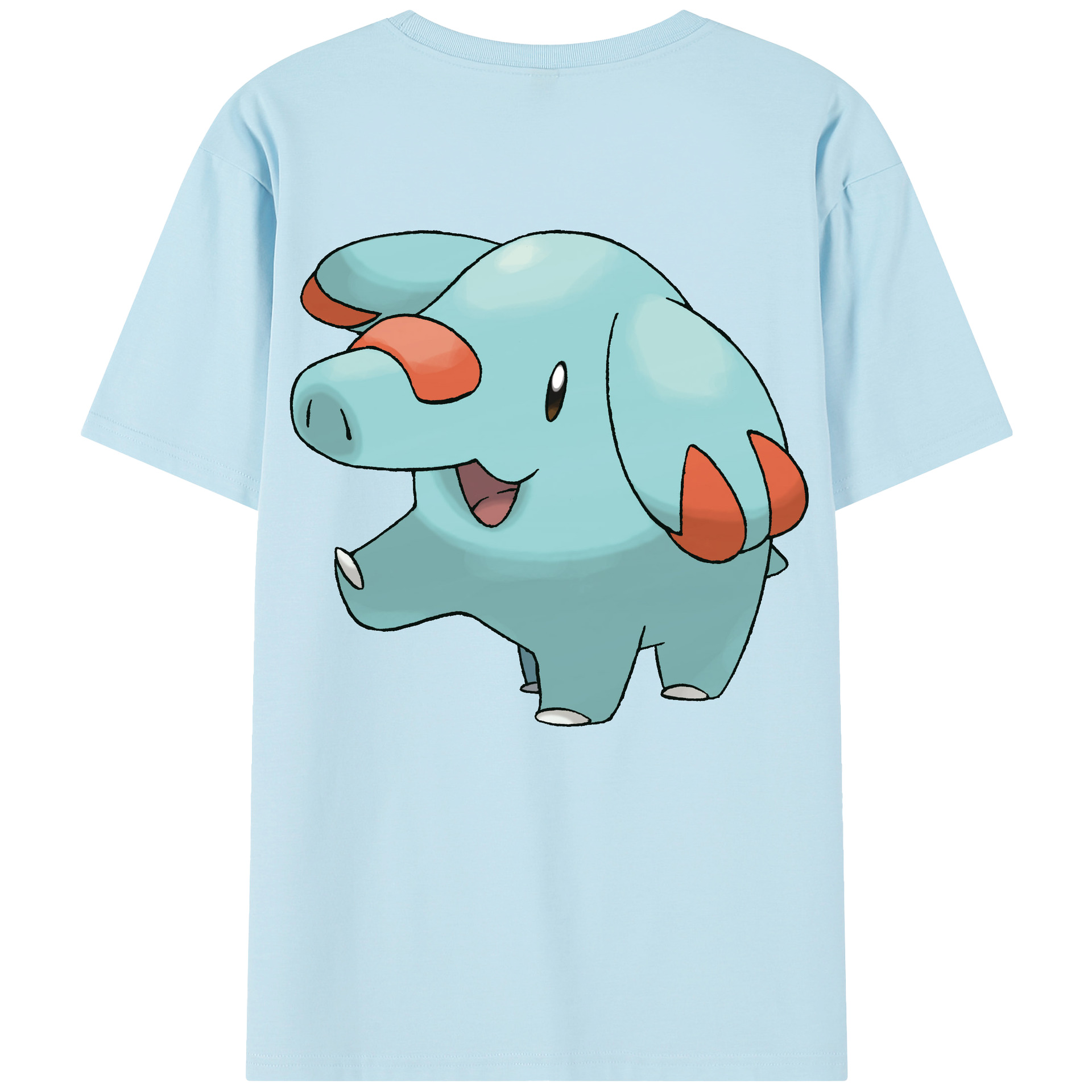 （画像用） ポケットモンスター Pokémon 綿100％半袖Tシャツ（背面プリント）